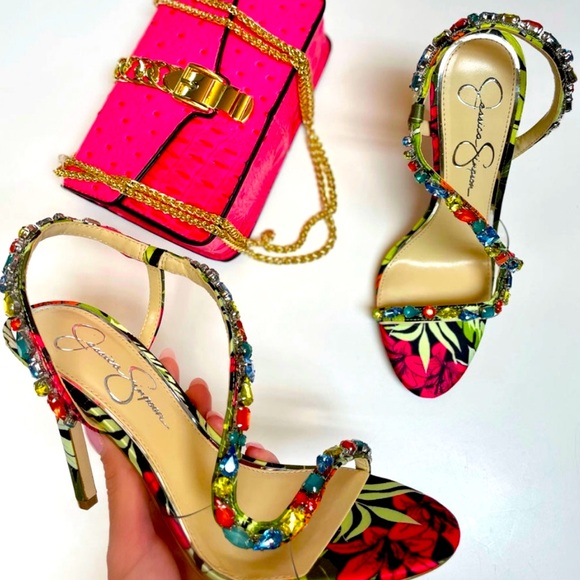 Jessica Simpson Shoes - Jessica Simpson Jaycin High Heel in Black Blossom